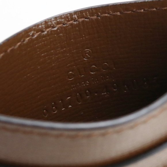 Gucci The Hacker Project Gucci x Balenciaga Card Case GG Leather Brown New - Picture 7 of 8